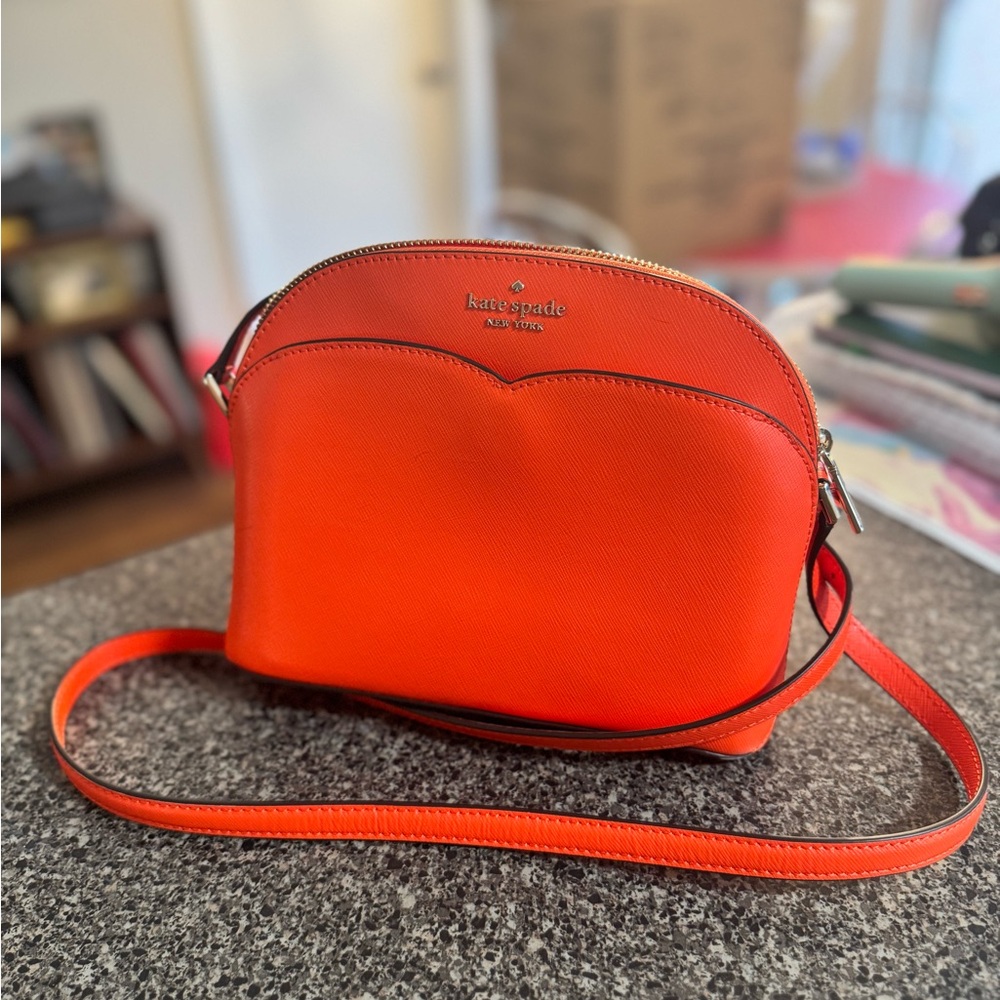 Kate Spade Vibrant Orange Crossbody Bag